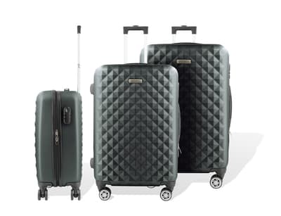 DIAMOND 3 SET ANTHRACITE LUGGAGE 02003