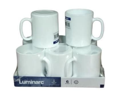 TEMP WHITE ESSENCE MUG 32 CL 6PCS SET